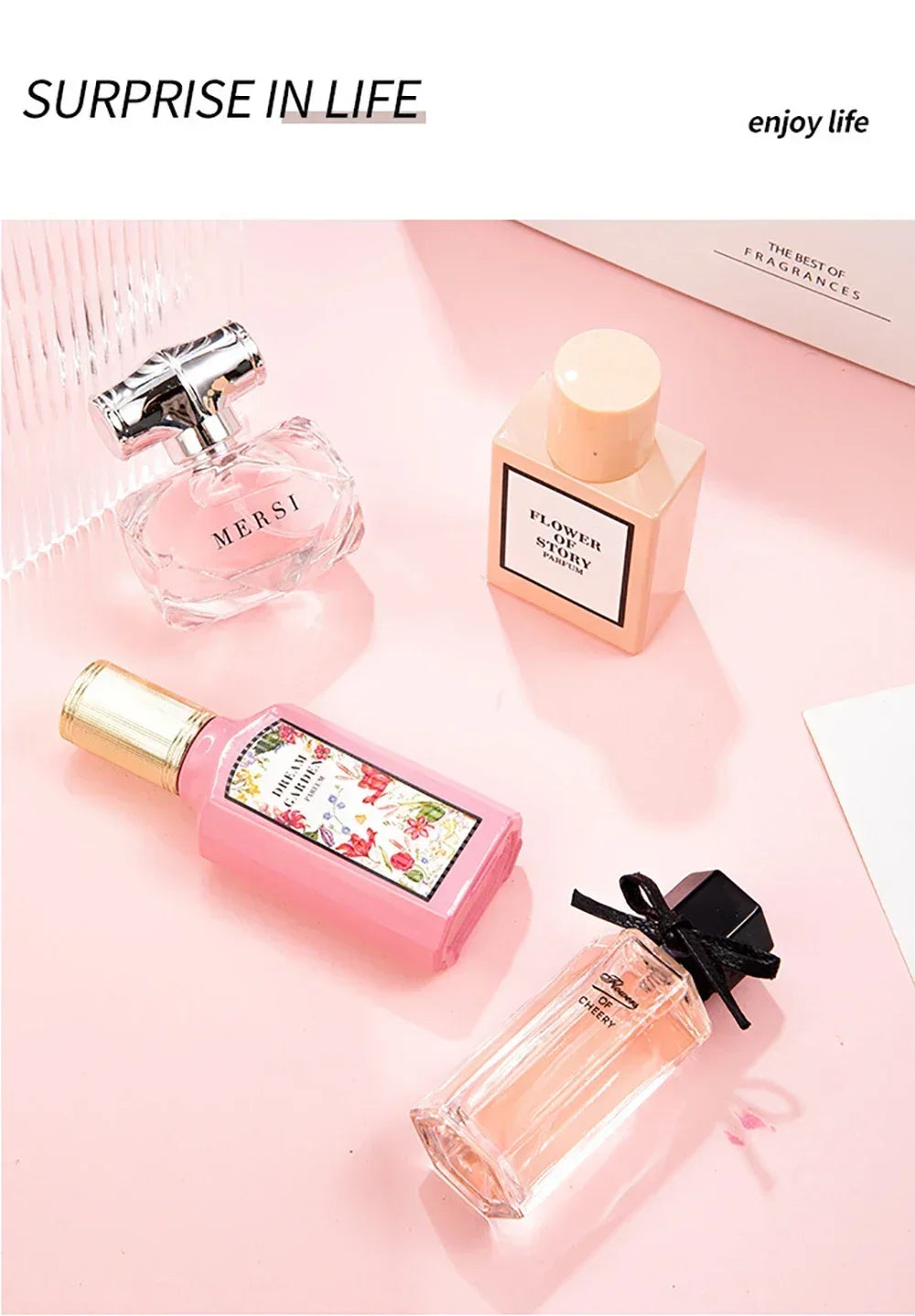 Floral Scent Gift Box 110ml Four Piece Set Women's Fragrance Perfume
