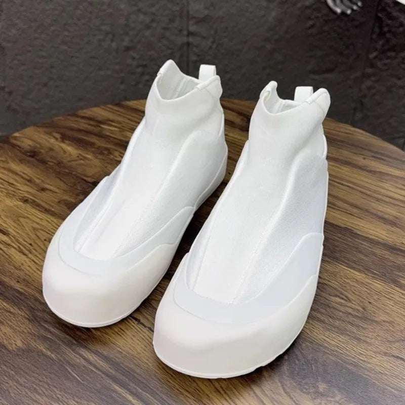 Men's Spring Fashion Outside Walking Shoes Breathable Comfortable Casual Fabric Shoes