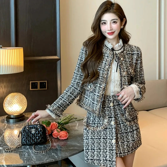 New Chic Two-Piece Skirt Set for Women