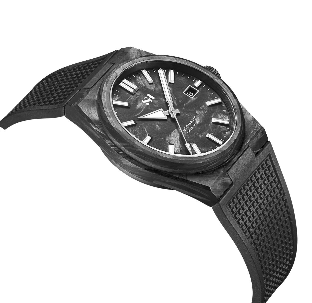 2025 New 40mm Carbon Automatic Watch Luxury 100m Waterproof Diver Watches