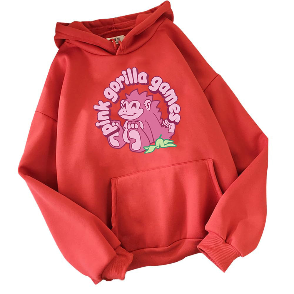 Pink Gorilla Hoodie – Soft, Stylish & Bold Streetwear for Men & Women
