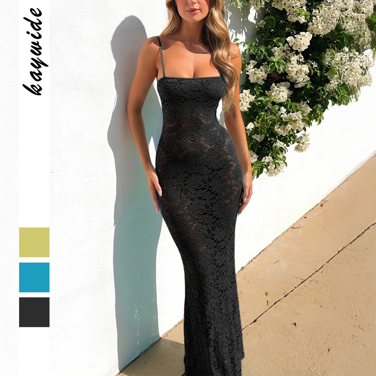Women's Hollow Strapless Maxi Long Dress 2025