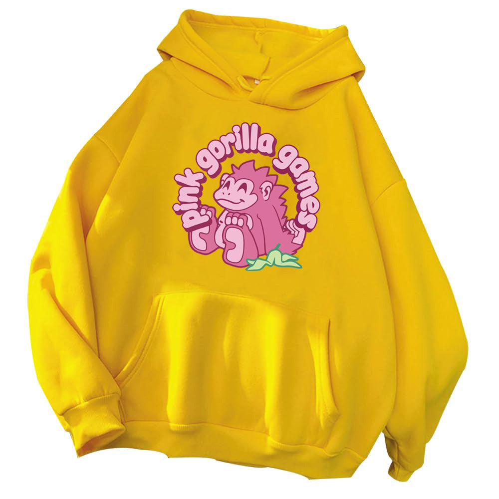 Pink Gorilla Hoodie – Soft, Stylish & Bold Streetwear for Men & Women