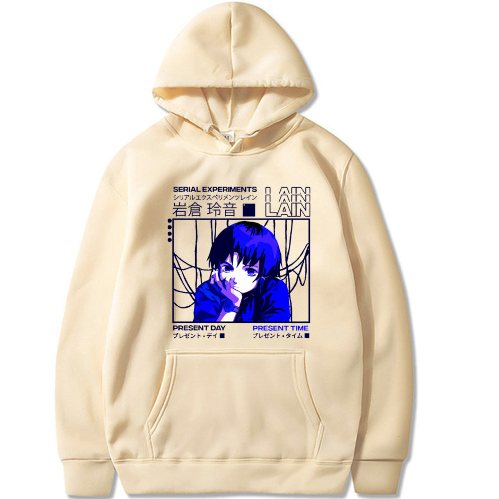 Printed Loose Hoodie Sweatshirt Wear