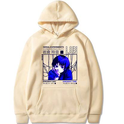 Printed Loose Hoodie Sweatshirt Wear