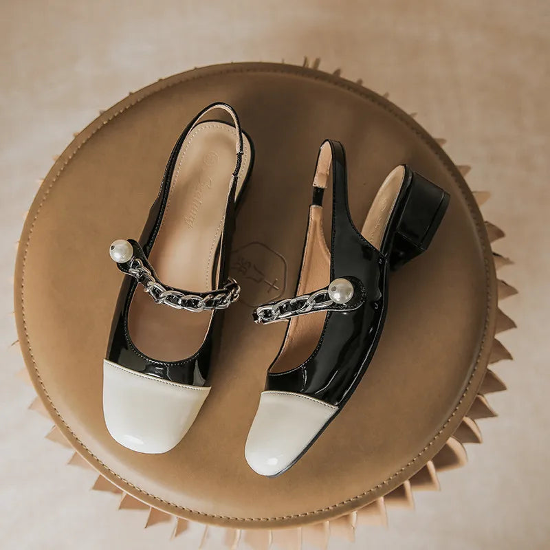 Elegant Pearl Mary Jane Sandals 2025