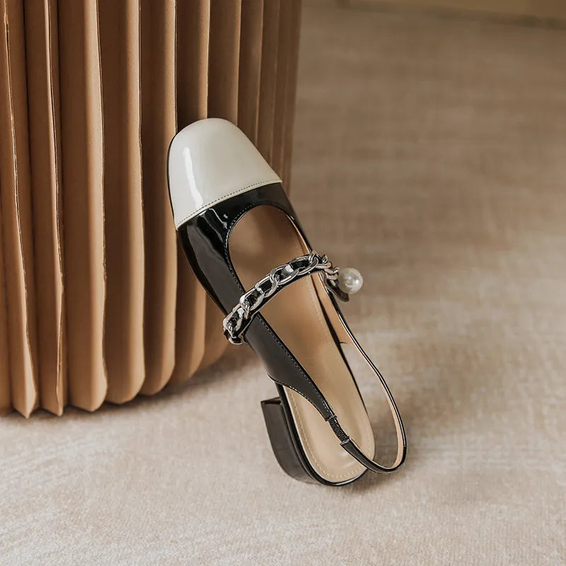 Elegant Pearl Mary Jane Sandals 2025