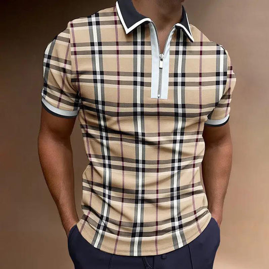 Customized 5-7 day men's polo shirt men's casual short sleeved lapel T-shirt