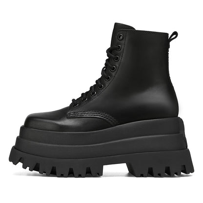 New Thick Sole Muffin Ultra-stylish Women’s Waterproof Martin Boots