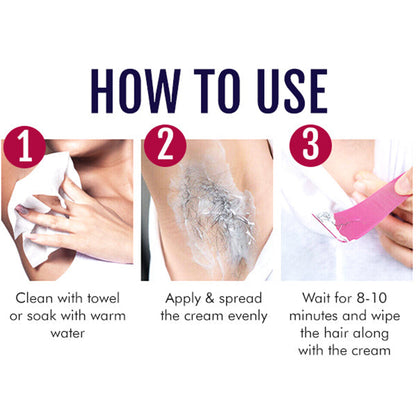 Hair Removal Cream, Gentle Cleansing Tender Hair Removal Cream