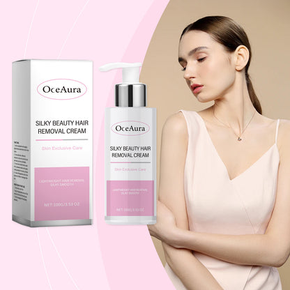 Silky Hair Removal Cream for Women Gentle, Painless Hair Removal