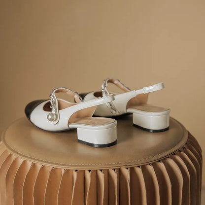 Elegant Pearl Mary Jane Sandals 2025