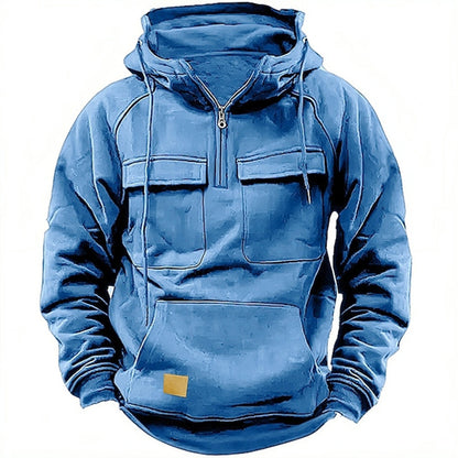 Men's Luxury Autumn and Winter Hooded Casual Workwear