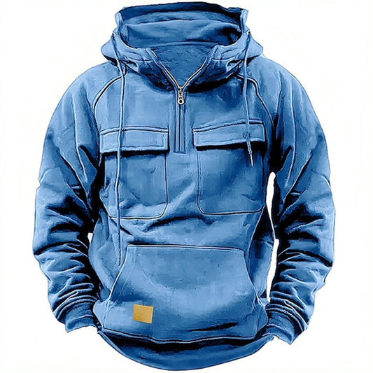 Men's Luxury Autumn and Winter Hooded Casual Workwear