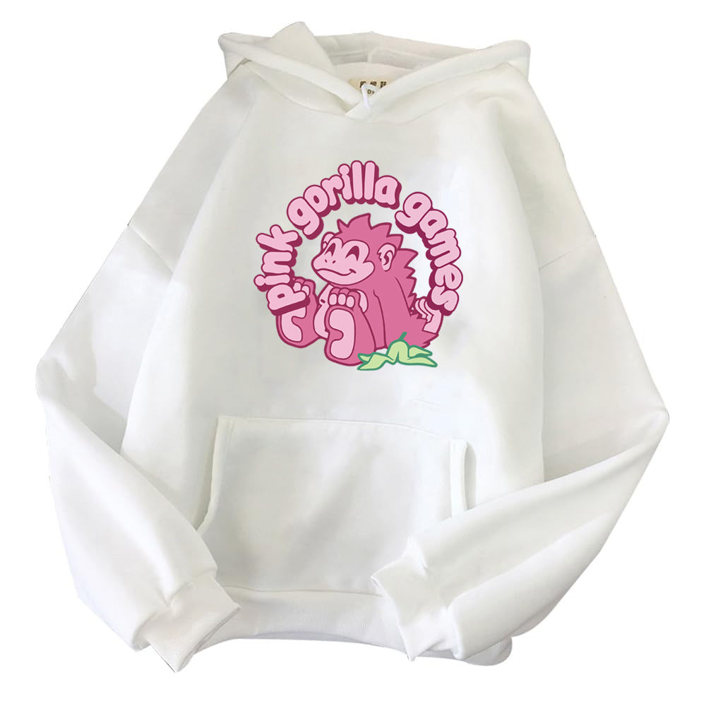 Pink Gorilla Hoodie – Soft, Stylish & Bold Streetwear for Men & Women