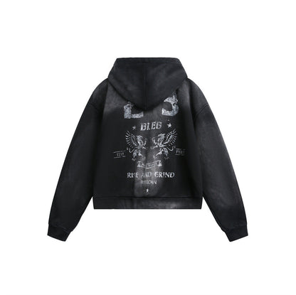 Loose Hooded Sweatshirt Men's Casual Jacket 2025