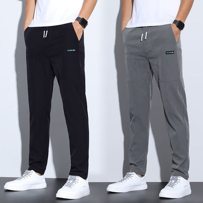 Thin ice silk pants