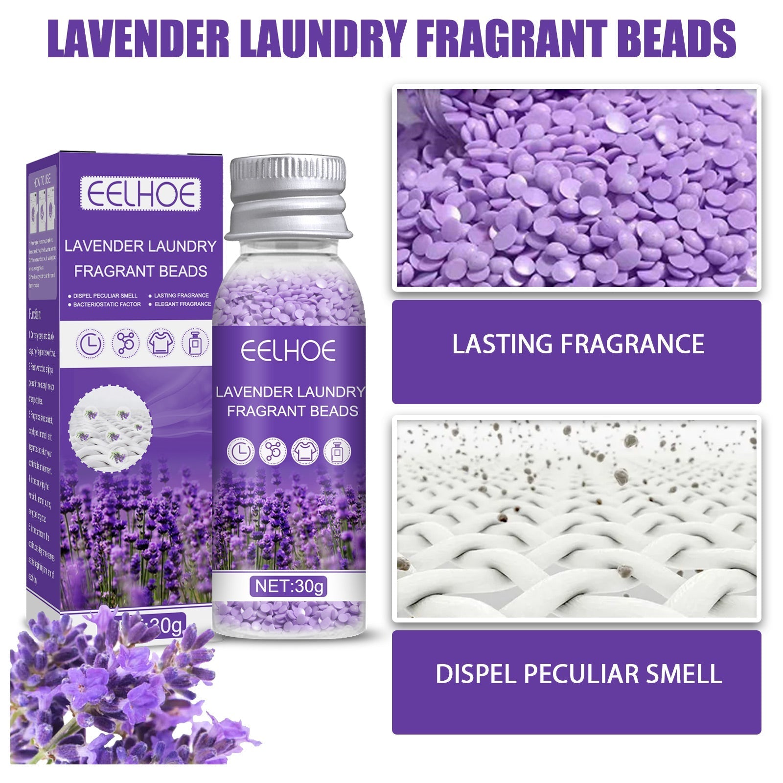 Lavender Laundry Perfume Beads