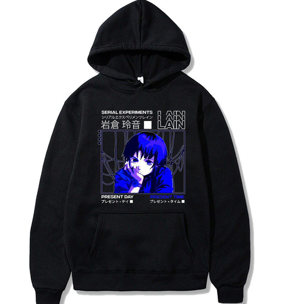 Printed Loose Hoodie Sweatshirt Wear