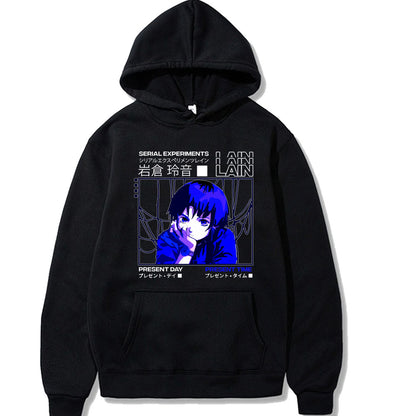 Printed Loose Hoodie Sweatshirt Wear