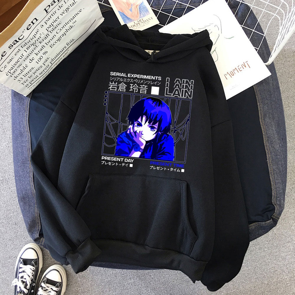 Printed Loose Hoodie Sweatshirt Wear