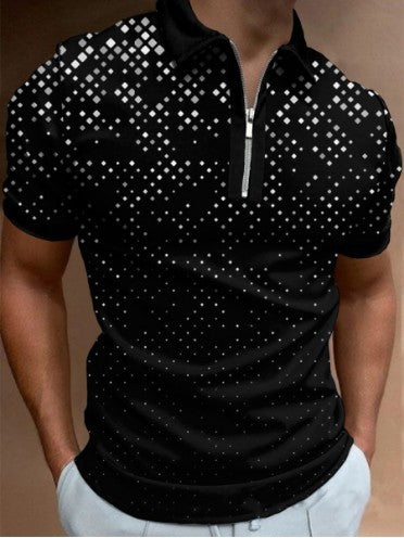 Customized 5-7 day men's polo shirt men's casual short sleeved lapel T-shirt