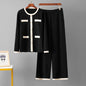 New Wide Leg Pants Slimming Two-Piece Set 2025