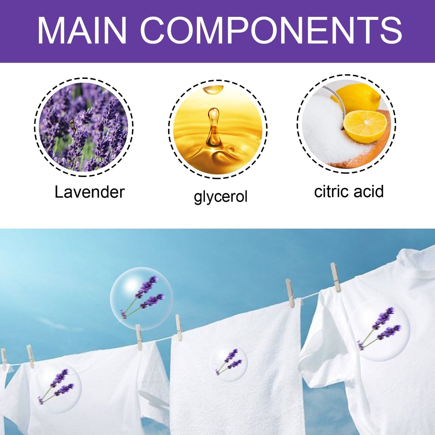 Lavender Laundry Perfume Beads