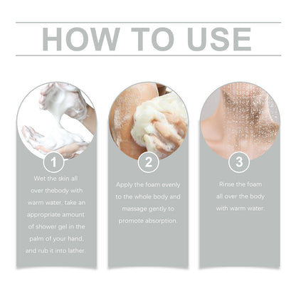 Clean Exfoliating Hydrating Body Wash Nourishing Skin Daily Body Wash