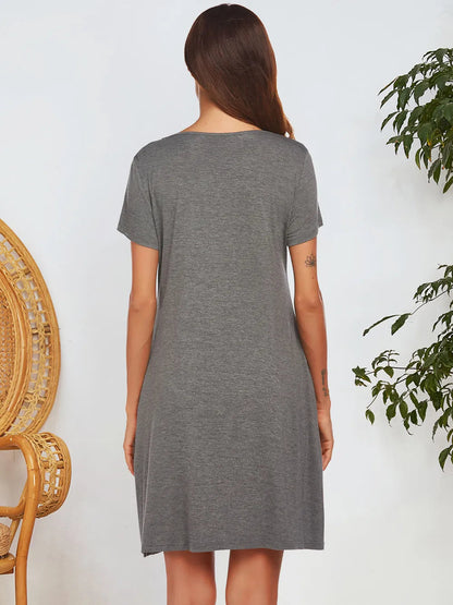 Spring and summer short sleeved