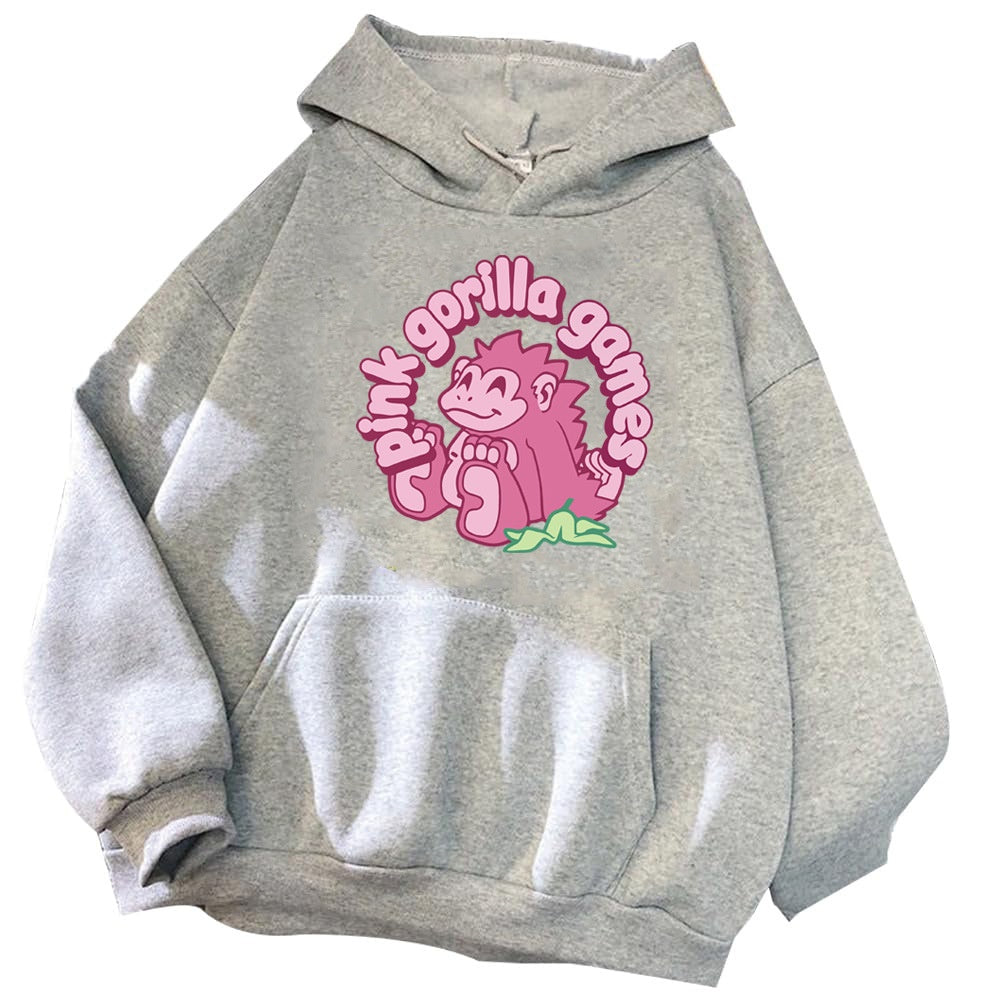 Pink Gorilla Hoodie – Soft, Stylish & Bold Streetwear for Men & Women