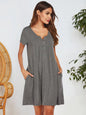 Spring and summer short sleeved
