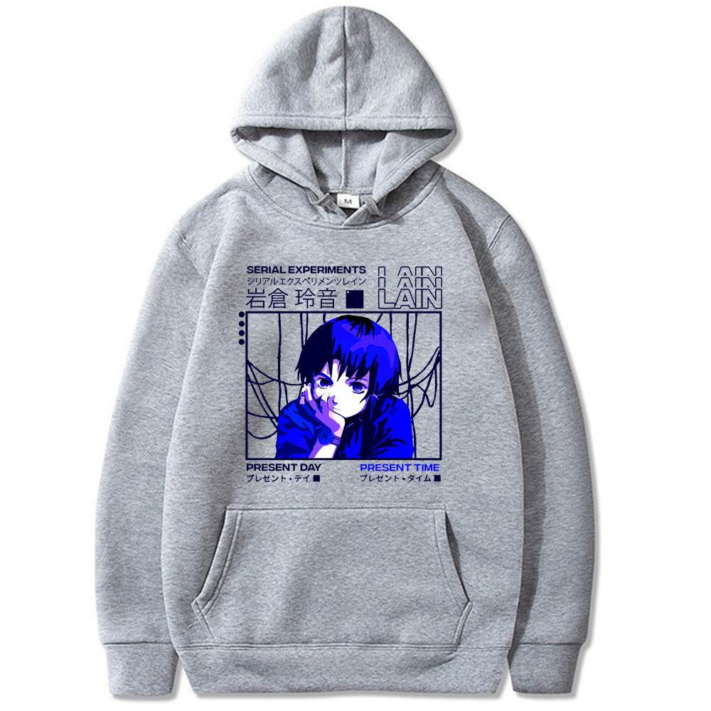 Printed Loose Hoodie Sweatshirt Wear