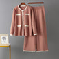 New Wide Leg Pants Slimming Two-Piece Set 2025