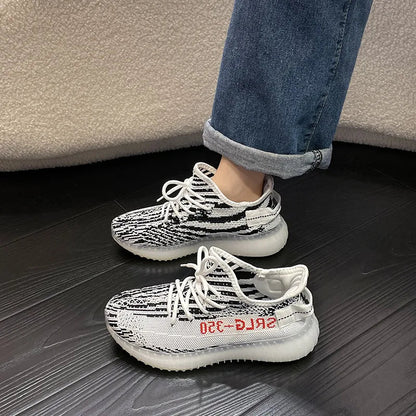 ``Letter Lace-Up Platform