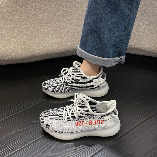 ``Letter Lace-Up Platform