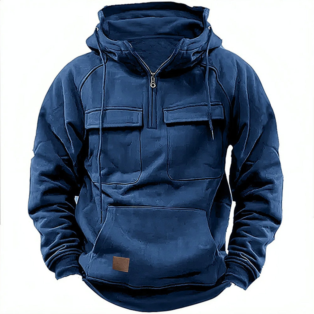 Men's Luxury Autumn and Winter Hooded Casual Workwear