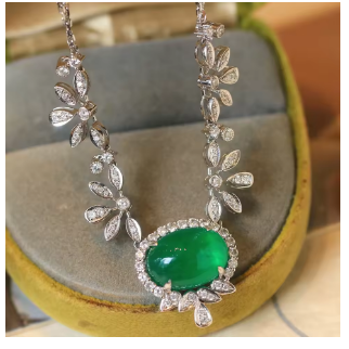 Shelly Luxury 18K Solid White Gold (AU750) Necklace