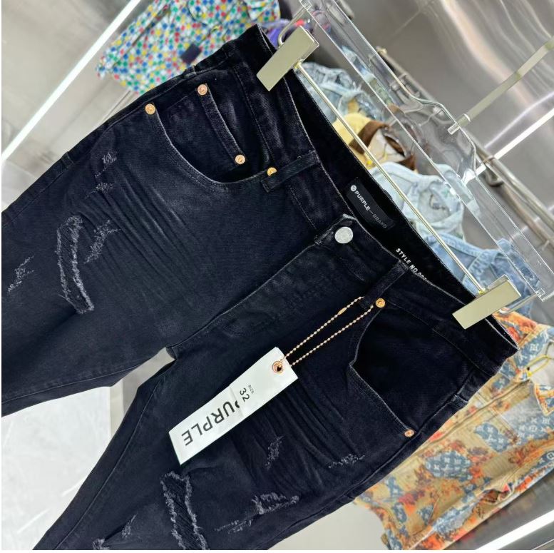 New Luxury Brand ripped street style slim fit skinny stretch Jeans