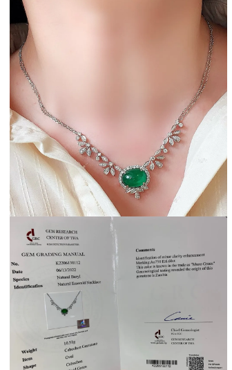 Shelly Luxury 18K Solid White Gold (AU750) Necklace