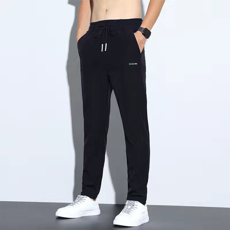 Thin ice silk pants