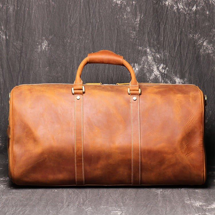 European and American Retro Men Genuine Leather Handbag Women's 2025