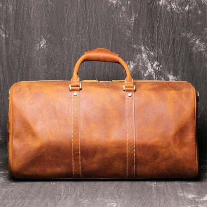 European and American Retro Men Genuine Leather Handbag Women's 2025