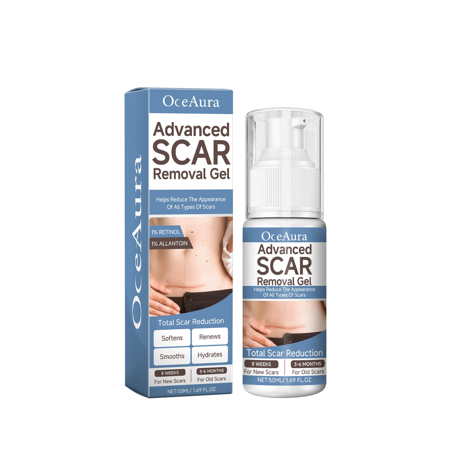 Scar Repair & Whitening Gel – Moisturizing Treatment for Surgery Scars