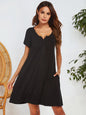 Spring and summer short sleeved