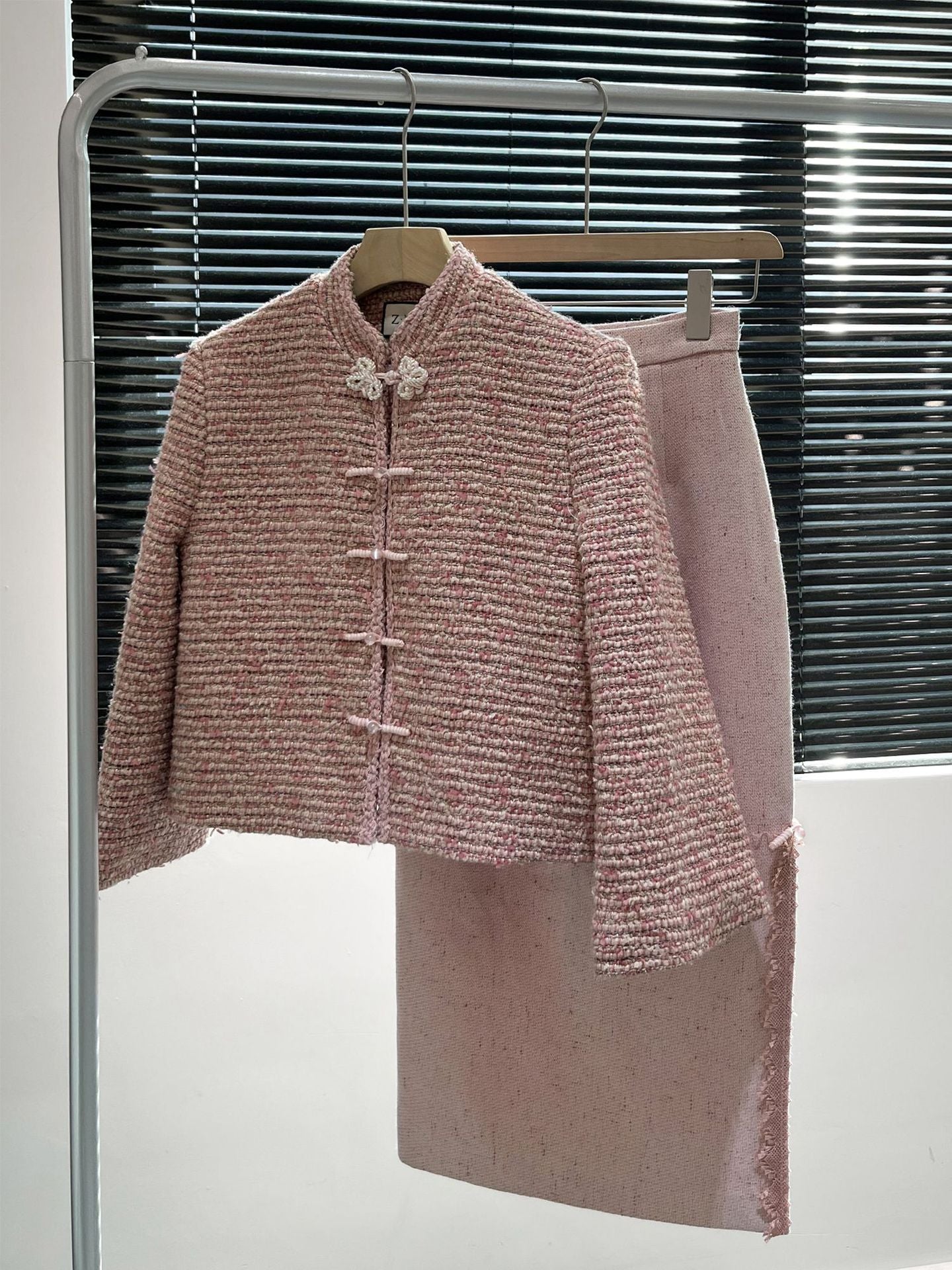 Vintage Elegant Women's Autumn/Winter New Style Coat & Skirt Set