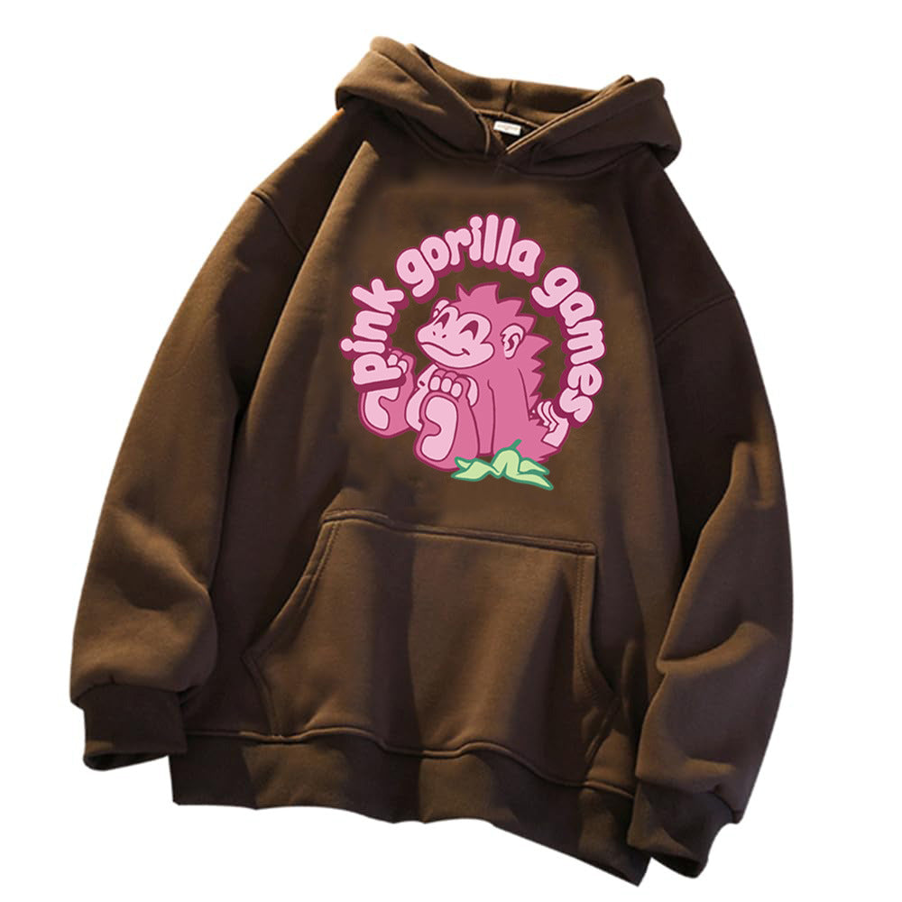 Pink Gorilla Hoodie – Soft, Stylish & Bold Streetwear for Men & Women