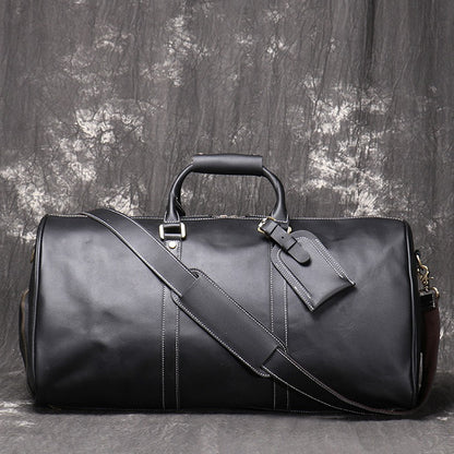 European and American Retro Men Genuine Leather Handbag Women's 2025