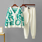New Arrivals 2025 Autumn Winter 3-Piece Women's Cardigan Tracksuit