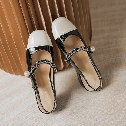 Elegant Pearl Mary Jane Sandals 2025